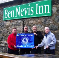 Flying the Ricky Flag at Ben Nevis