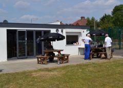 Members bar entrance & snack bar.